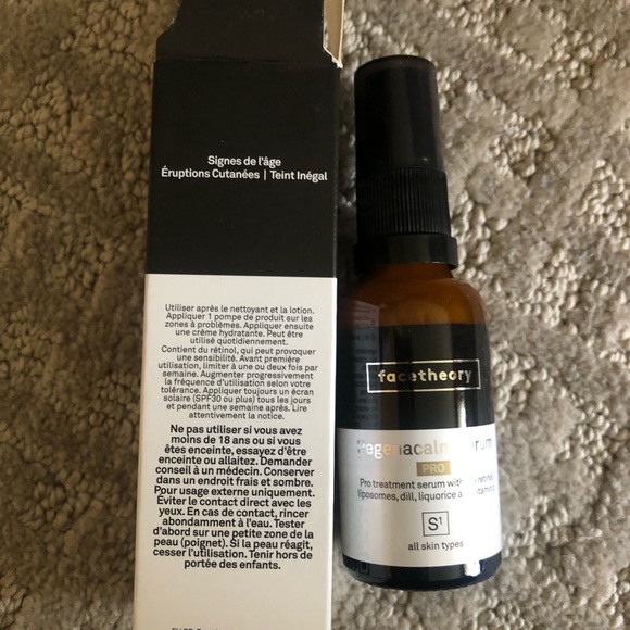 Facetheory Regenacalm Serum 30ml pro serum with 3% retinol lipsomes - Picture 2 of 7
